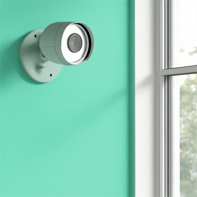 Manchester vivint camera facing a window